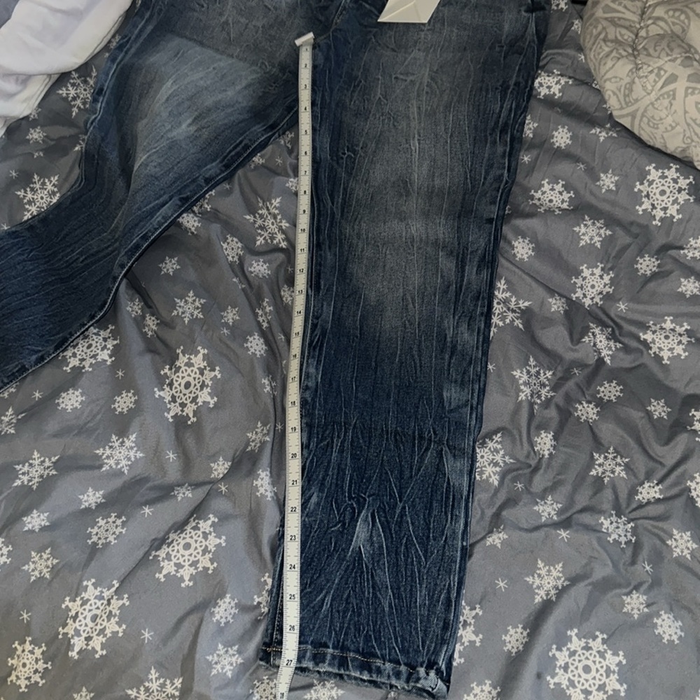 7/27 relaxed fit Kancan non-distressed jeans - Picture 10 of 10